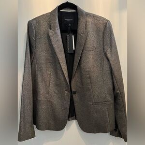 Banana Republic Classic Fit Women’s Gold Metallic Blazer - Sz 16 - NWT